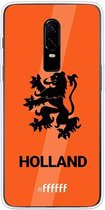 OnePlus 6 Hoesje Transparant TPU Case - Nederlands Elftal - Holland #ffffff