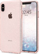 Spigen Liquid Crystal Glitter for iPhone XS Max - Roze doorzichtig