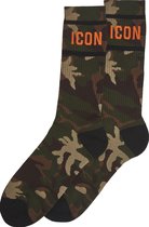 Dsquared2 Sokken met camo Groen  heren maat 39/40