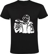 Jason Voorhees Heren t-shirt | moordenaar | halloween | horror | zombie | Zwart