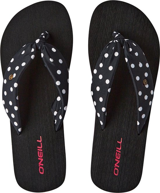 O'Neill Slippers Ditsy Sun - Black With White - 39