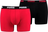 Puma - Basic Boxer 2P - Rood - Heren - maat  M