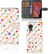 GSM Hoesje Samsung Galaxy Xcover 5 | Xcover 5 Enterprise Edition Flip Cover Dots