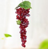 2 Trossen 110 Rode Druiven Simulatie Fruitsimulatie Druiven PVC met Crème Grape Shoot Props