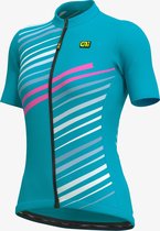 Ale Dames Fietsshirt Korte Mouwen Solid Flash - Lichtblauw - S - Valt klein