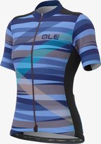 Ale Dames Fietsshirt Korte Mouwen Off-Road Gravel Pathway - Donkerblauw - S - Valt klein