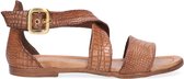 Omoda Dames Sandalen 110110 - Cognac - Maat 41