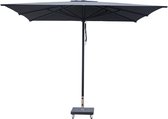 Parasol INOWA Relax - Vierkant - Aluminium - 3 m - Donkergrijs