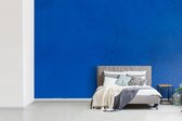 Behang - Fotobehang Muur - Verf - Blauw - Breedte 330 cm x hoogte 220 cm
