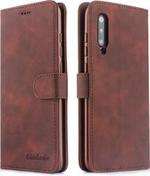 Voor Xiaomi Mi 9 Diaobaolee Pure Fresh Texture Horizontale Flip Leather Case, met houder & kaartsleuf & Wallet & Photo Frame (bruin)