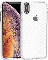 Basketbal textuur Anti-collision TPU Case voor iPhone XS Max (wit)