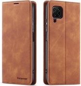 For Huawei P40 Lite / nova 6 SE Forwenw Dream Series Oil Edge Strong Magnetism Horizontal Flip Leather Case met houder & kaartsleuven & portemonnee & fotolijst (bruin)