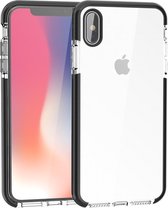 Zeer transparant, zacht TPU-hoesje voor iPhone XS Max (zwart)