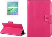 10 inch tablets Leather Case Crazy Horse Texture beschermhoes Shell met houder voor Asus ZenPad 10 Z300C, Huawei MediaPad M2 10.0-A01W, Cube IWORK10 (magenta)
