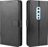 Voor Vivo V17 Pro Retro Crazy Horse Texture Horizontale Flip Leather Case, met houder & kaartsleuven & fotolijst (zwart)