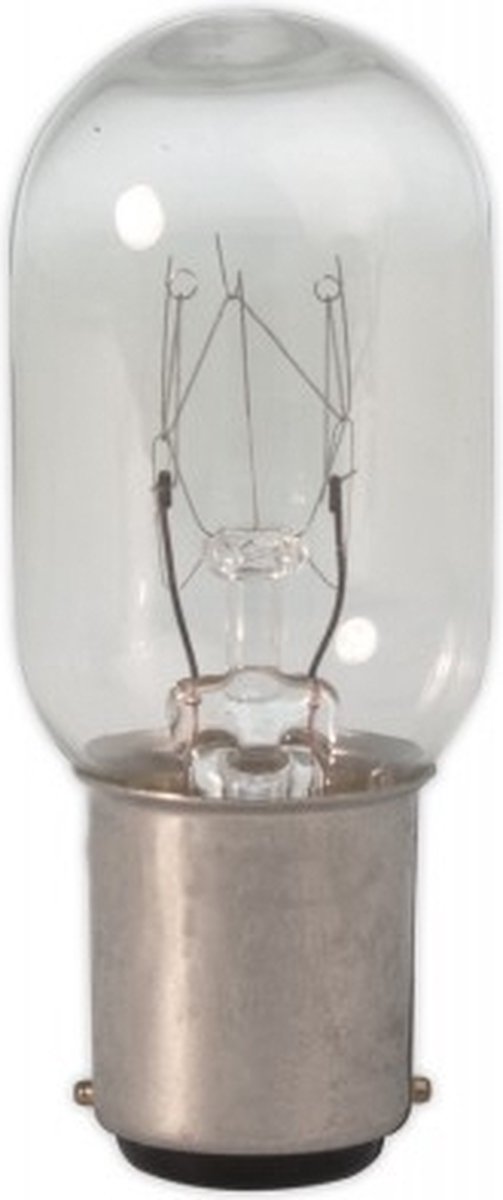 Schiefer BA15d Buis Gloeilamp | 25W 2700K 150lm 220V/230V | Dimbaar