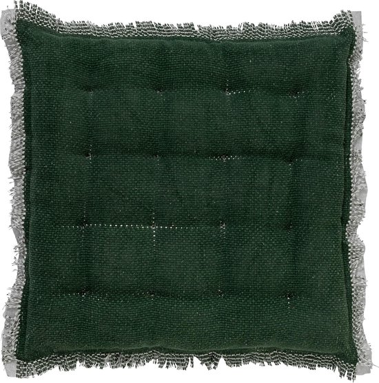 Dutch Decor BURTO - Coussin de matelas en coton Mountain View 40x40 cm - vert