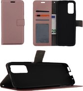 Xiaomi Poco M3 - Bookcase Rosé Goud - portemonee hoesje
