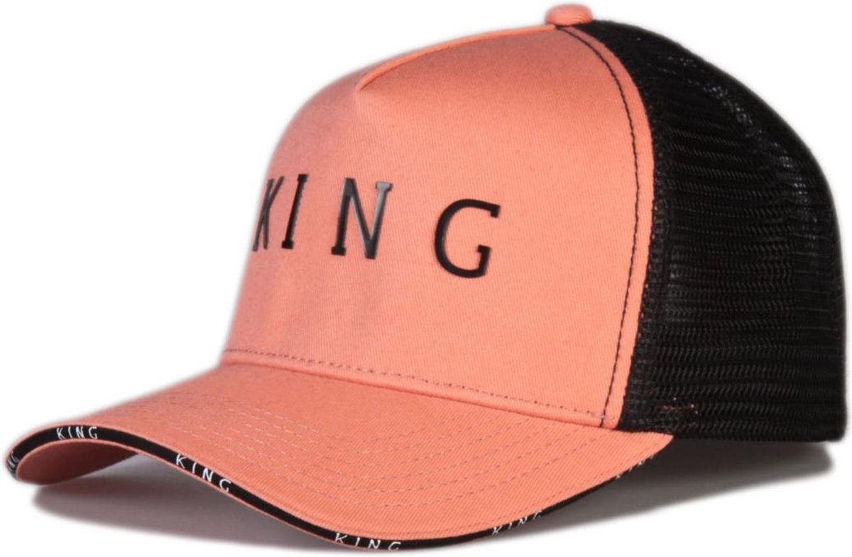 KING Apparel Stepney Curved Trucker cap - Coral