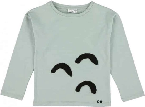 Trixie T-Shirt Montagnes Manches Longues Katoen Vert Taille 104