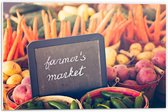 Forex - Farmer's Market  - 60x40cm Foto op Forex