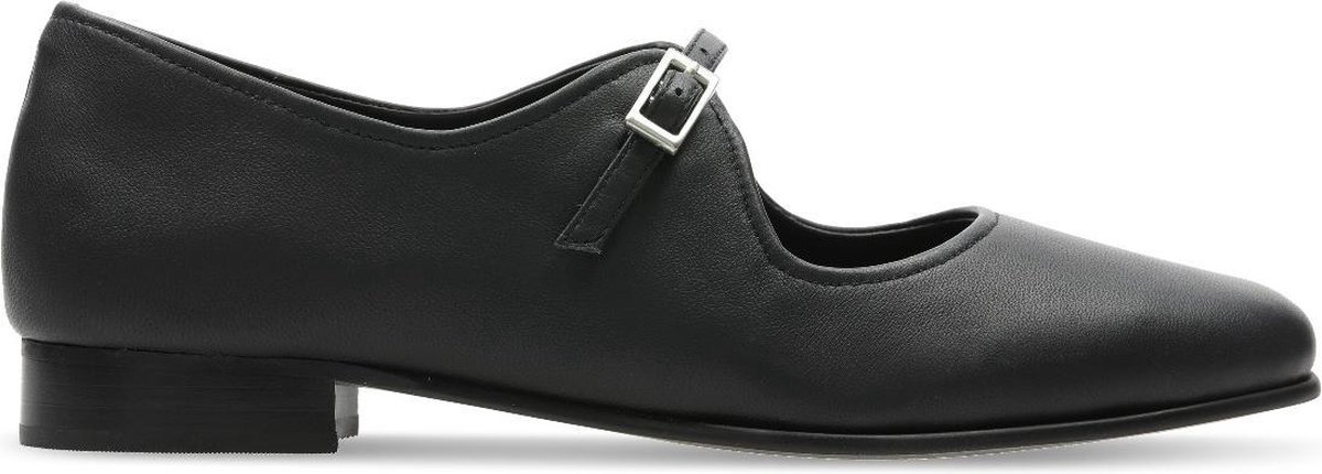 Clarks Dames schoenen Pure Flat D black leather