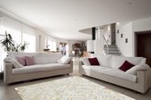 Vloerkleed - Eigentijds - Ivoor - Katoen - 120 cm x cm x 0,08 cm