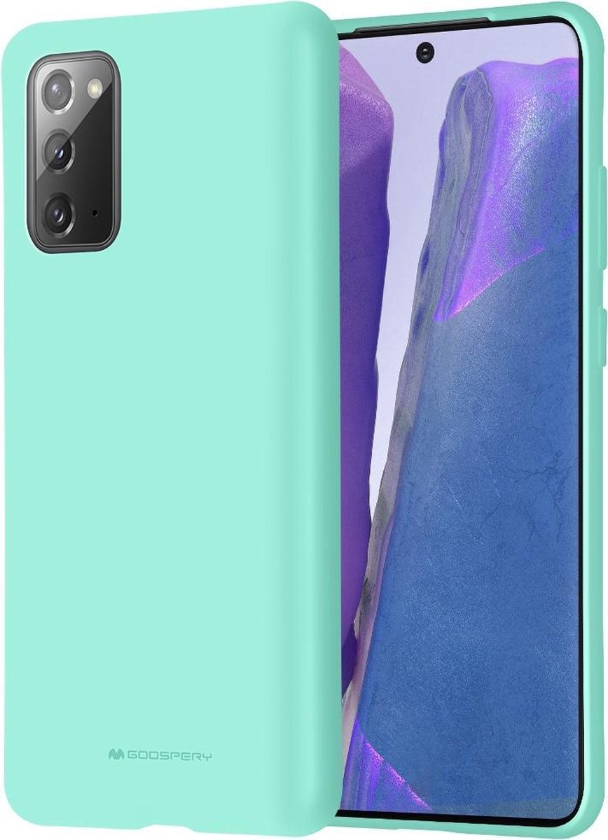 Samsung Galaxy S20 FE Hoesje - Soft Feeling Case - Back Cover - Licht Blauw