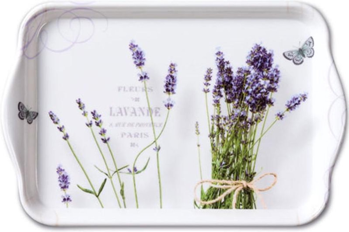 Ambiente Tray Melamine 13X21cm Bunch Of Lavender
