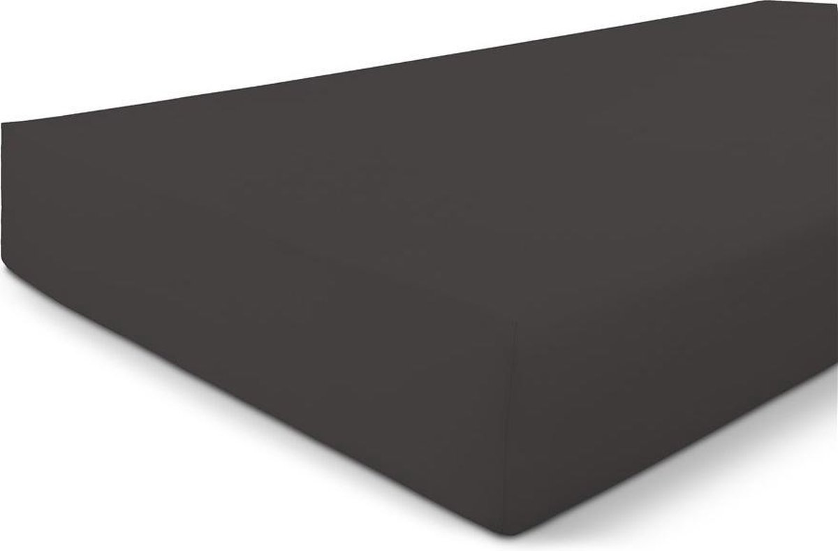 Byrklund Hoeslaken Bed Basics Jersey - Antraciet - 90x200
