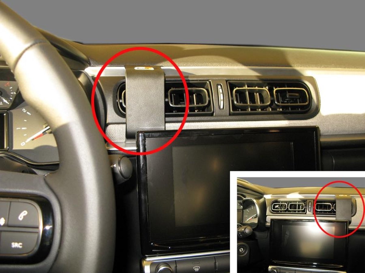 Brodit ProClip houder geschikt voor Citroën C3 2017 - 2021 Center mount