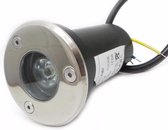 Outdoor Inbouw LED Sol 3W IP65 45 ° - Koel wit licht - Acier inoxydable - Unité - Wit Froid 6000k - 8000k - SILUMEN