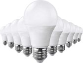 E27 LED-lamp 9W 220V A60 180 ° (10 stuks) - Koel wit licht - Overig - Pack de 10 - Wit Froid 6000k - 8000k - SILUMEN