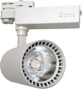 LED Railspot 30W 80 ° SMD driefasig WIT - - Blanc Froid 6000k - 8000k