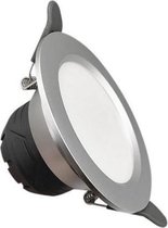 Spot LED Downlight Verzonken 6W Rond ZILVER - Warm wit licht