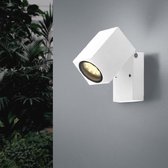 Draaibare Wandlamp LED IP44 voor GU10 Lamp - Aluminium - wit - Wit - SILUMEN