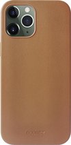 Accezz Leather Backcover met MagSafe iPhone 12, iPhone 12 Pro hoesje - Bruin