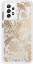 Selencia Zarya Fashion Extra Beschermende Backcover Samsung Galaxy A72 - Paisley Gold