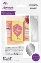 Gemini Clearstamp&snijmal set - Abstract Shape - Balloon Bouquet