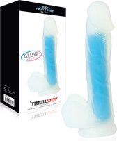 HOT FANTASY Thrill of Joy Ronan Dildo glow-blue