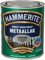 Hammerite Metaallak - Zijdeglans - Zilvergrijs - 750 ml