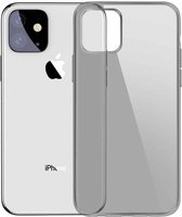 Baseus Siliconen Backcase Hoesje iPhone 11 - Donker Transparant