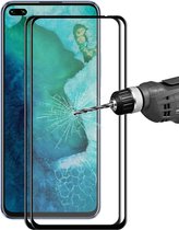 Voor Huawei Nova 6 2 STUKS ENKAY Hoed-prins 0.2mm 9H 3D Volledig Scherm Zachte Koolstofranden Gehard Glas Film