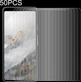 50 STUKS 0.26mm 9H 2.5D gehard glasfilm voor Google Pixel 4 XL, geen winkelpakket