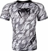 Venum Kleding Tecmo Rashguard S/S  Wit Grijs maat XL