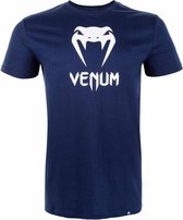 Venum Classic T Shirt Navy Blue Venum Vechtsport Kleding