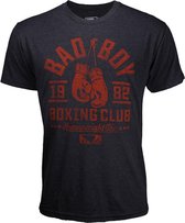 Bad Boy Boxing Club T Shirt Zwart Rood maat S