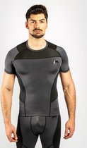 Venum Rashguard G-Fit S/S Compressie Shirt Grijs Zwart maat S