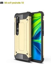 Voor Xiaomi Mi CC9 Pro / Note10 Magic Armor TPU + pc-combinatiebehuizing (goud)
