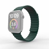 Horlogeband met magnetische lus voor Apple Watch Series 6 & SE & 5 & 4 40 mm / 3 & 2 & 1 38 mm (groen)